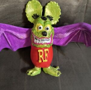 Rat Fink Figurine with Wings